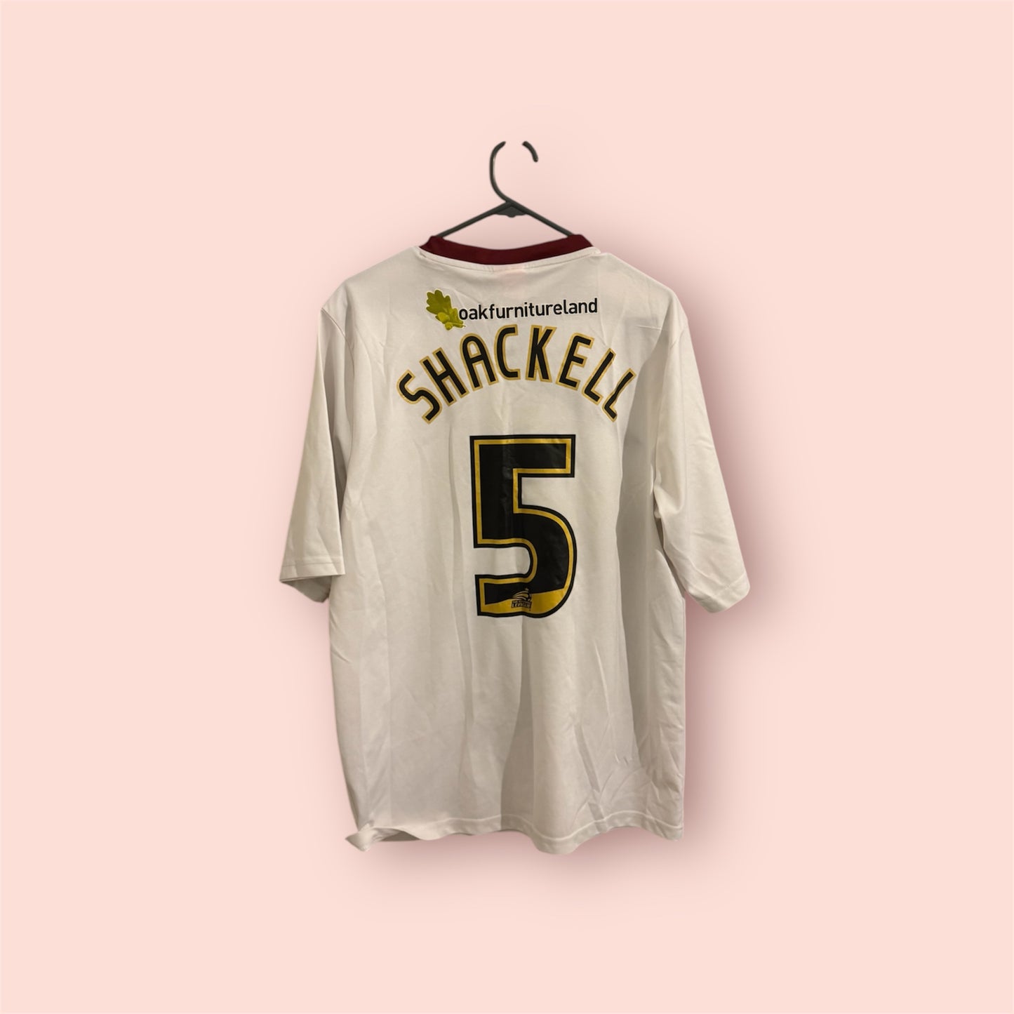 Burnley Football Shirt - Away - 2013 / 2014 - Large - #5 Jason Shackell - Rare