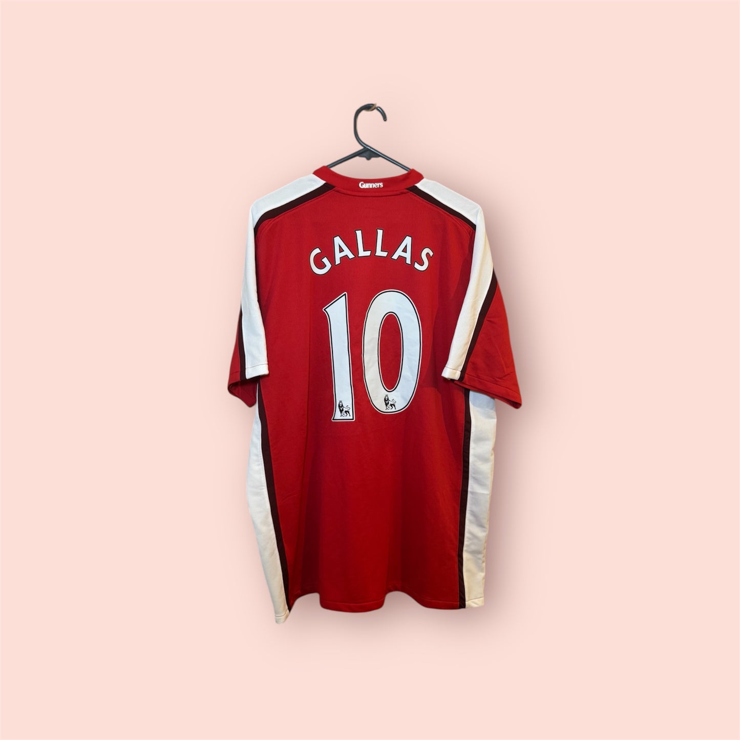 Arsenal Football Shirt - 2008 / 2009 - Home - Large - #10 William Gallas