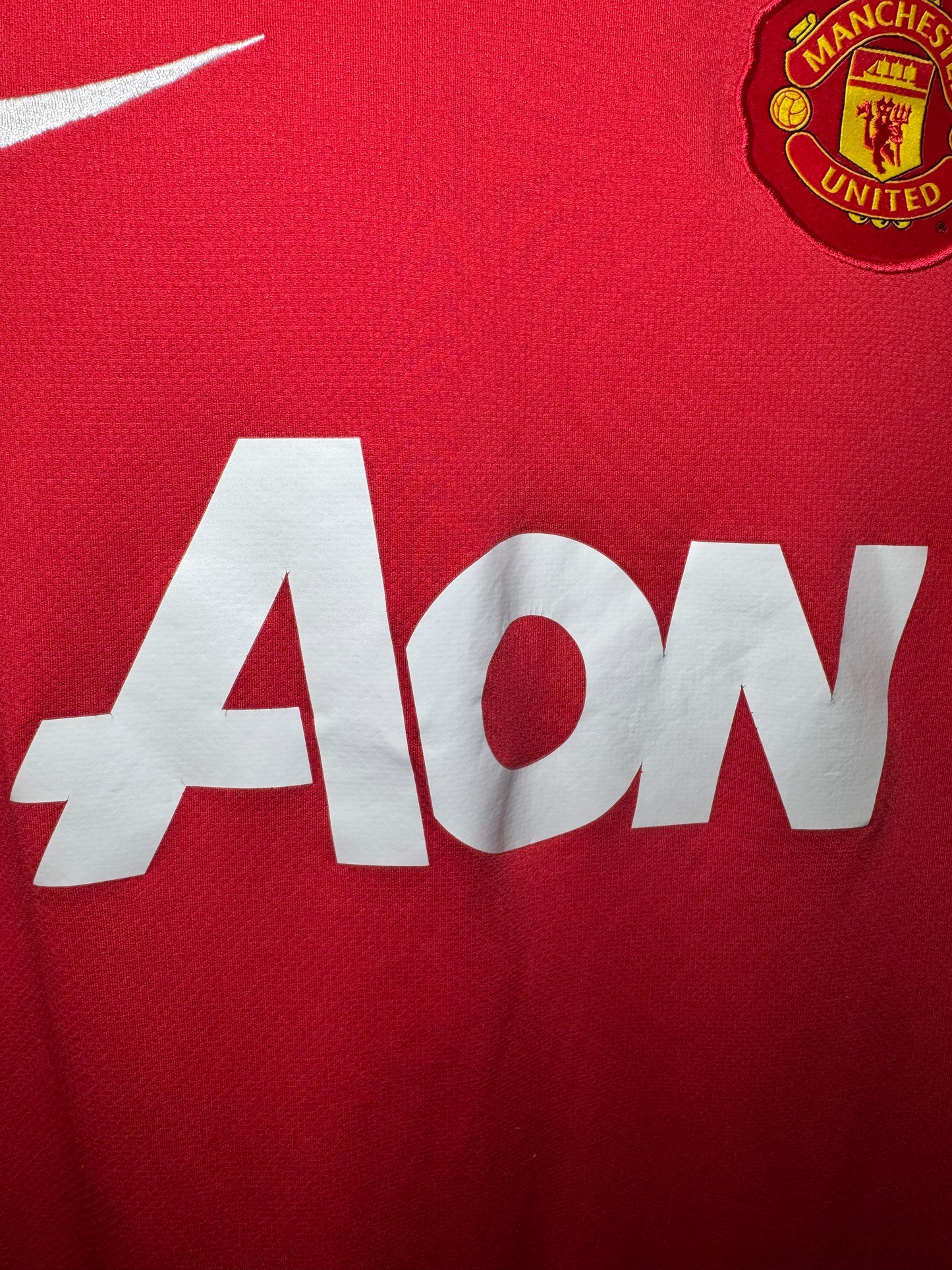 Manchester United Football Shirt - 2010 / 2011 - Home - Small - #18 Scholes