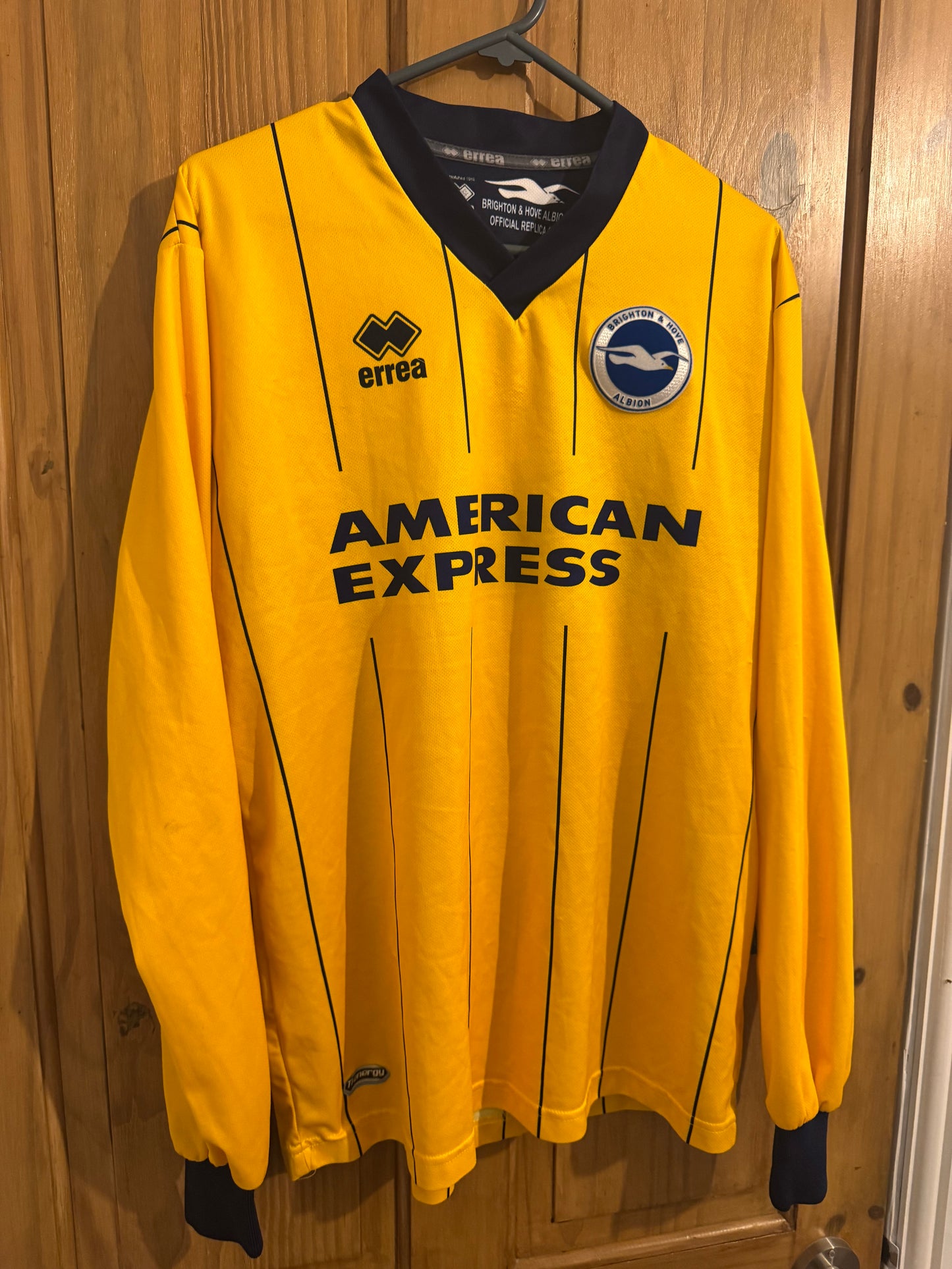 Brighton & Hove Albion Football Shirt - 2013 / 2014 - Away - Long Sleeves - Rare
