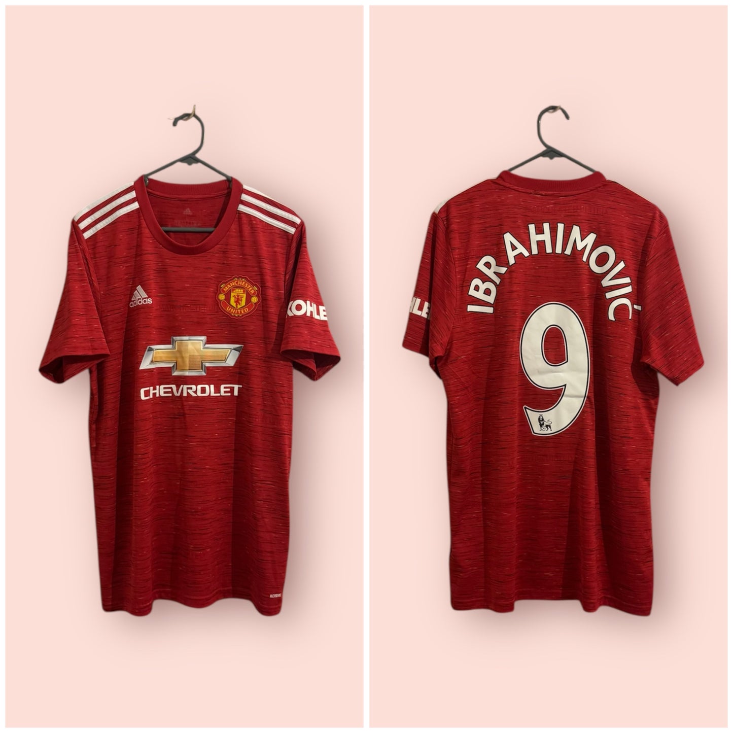 Manchester United Football Shirt - 2016 / 2017 - Home - Large - #9 Zlatan Ibrahimovic