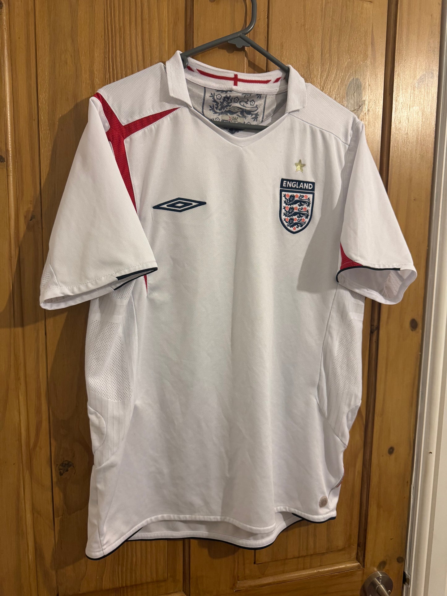 England Football Shirt - 2006 - Home - Medium