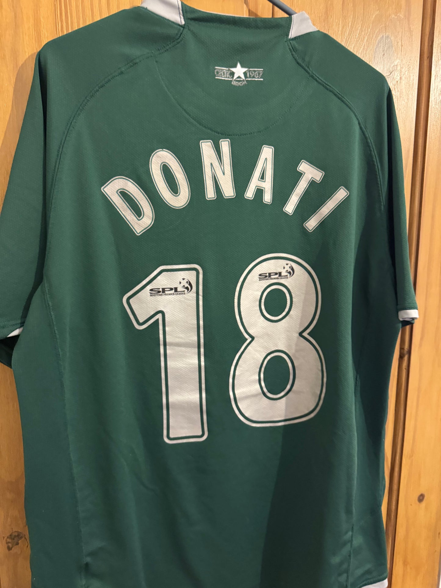 Celtic Football Shirt - 2007 / 2008 - Away - Large - #18 Massimo Donati