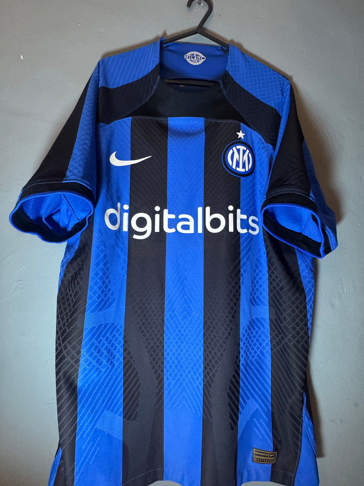 Inter Milan Football Shirt - 2022 / 2023 - Home - Large - Dri Fit Adv - Player Spec