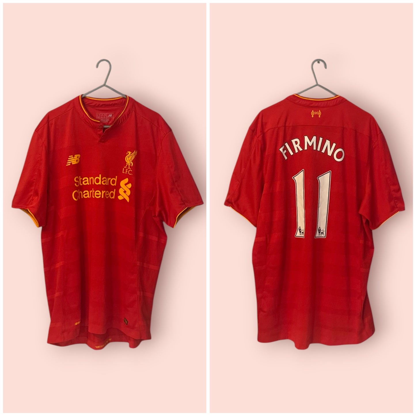 Liverpool Football Shirt - 2016 / 2017 - Home - XL - #11 Roberto Firmino