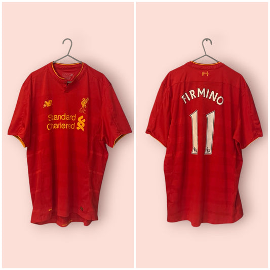 Liverpool Football Shirt - 2016 / 2017 - Home - XL - #11 Roberto Firmino