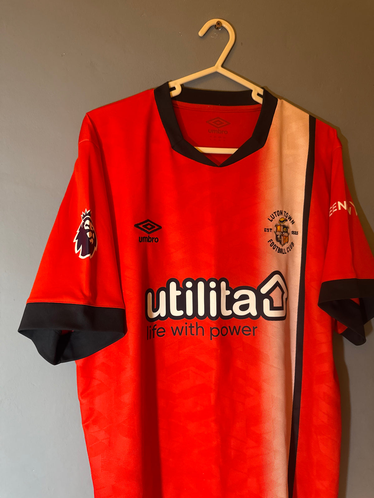 Luton Town Football Shirt - 2023 / 2024 / 2025 - Home - XL - #9 Carlton Morris