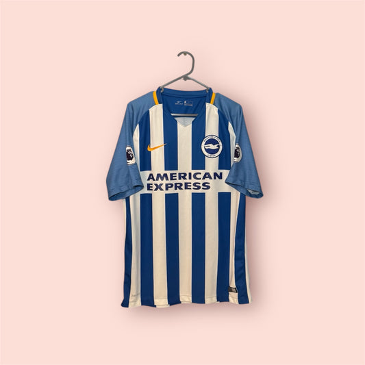 Brighton & Hove Albion Football Shirt - 2017 / 2018 - Home - Large