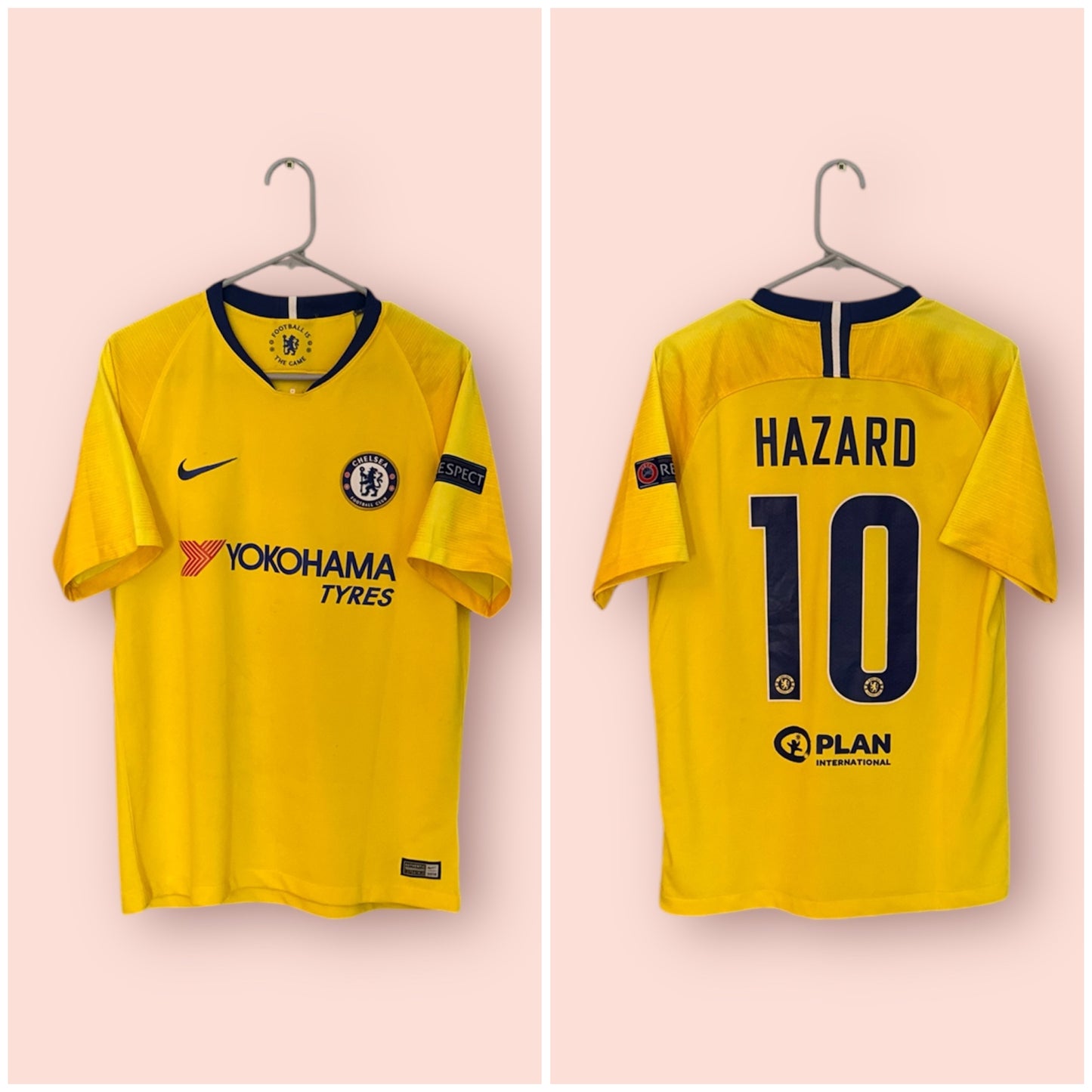 Chelsea Football Shirt - 2018 / 2019 - Away - Medium - #10 Eden Hazard