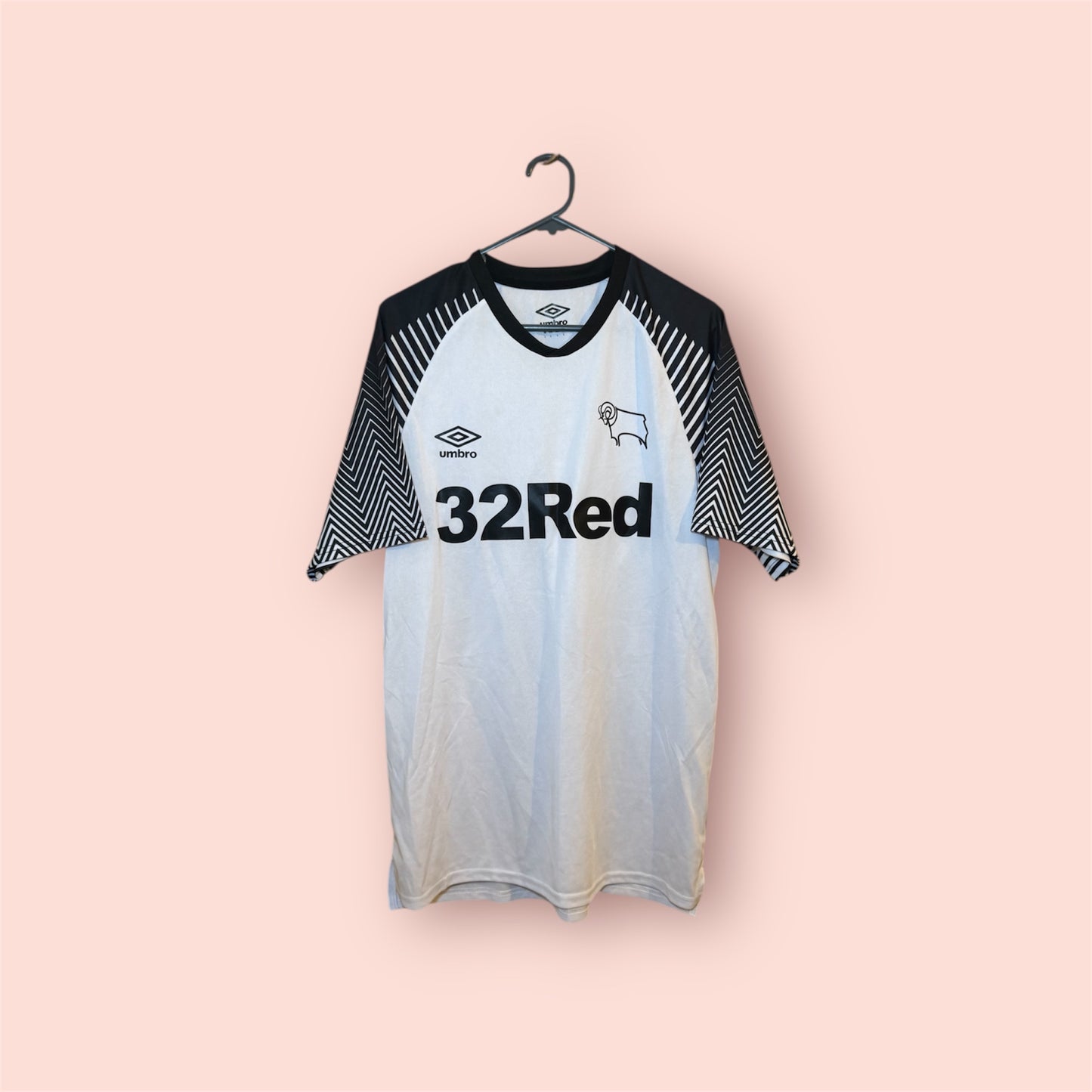 Derby County Football Shirt - 2019 / 2020 - Home - Large - #32 Wayne Rooney
