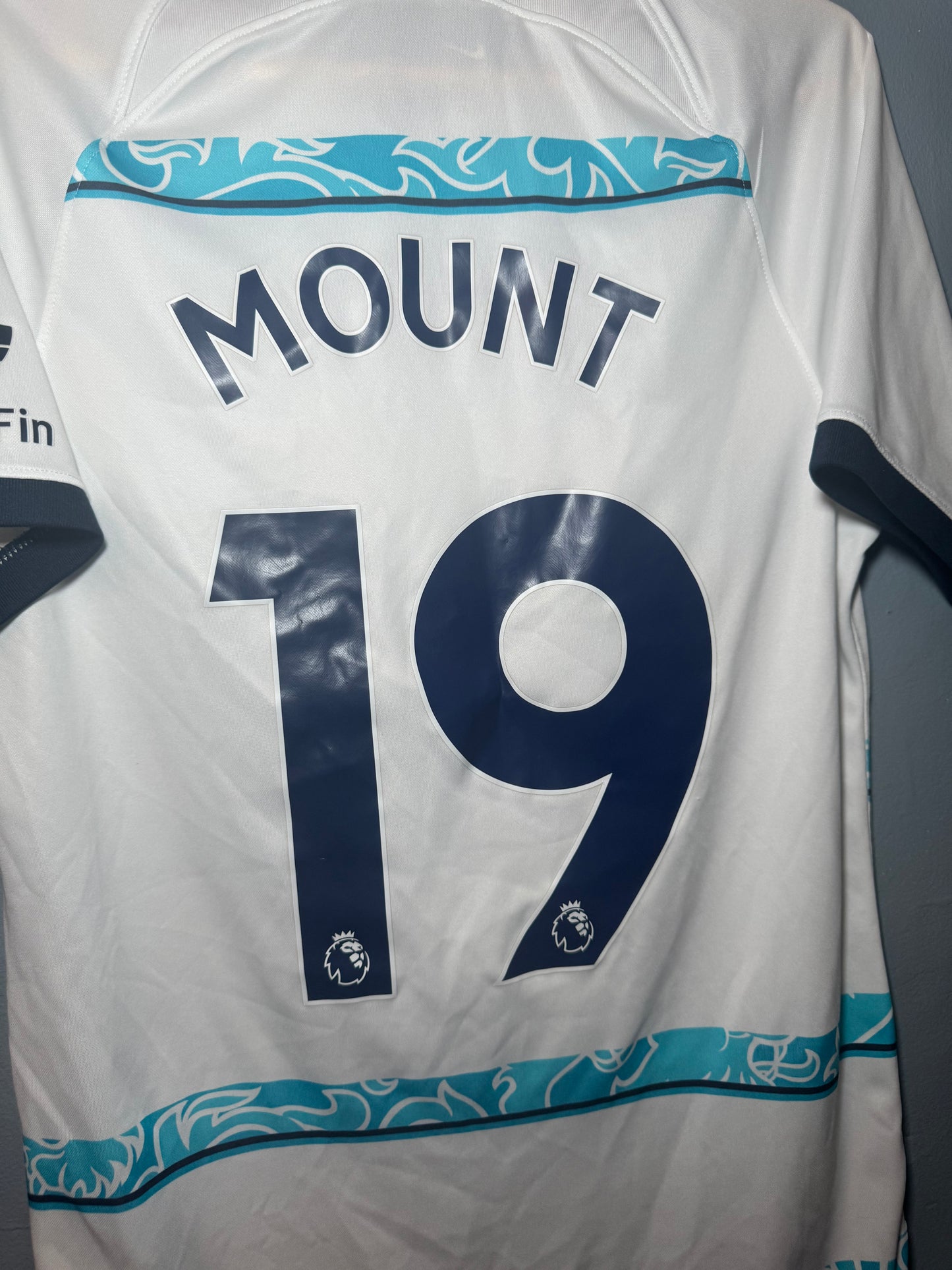 Chelsea Football Shirt - 2022 / 2023 - Away - Small - #19 Mount