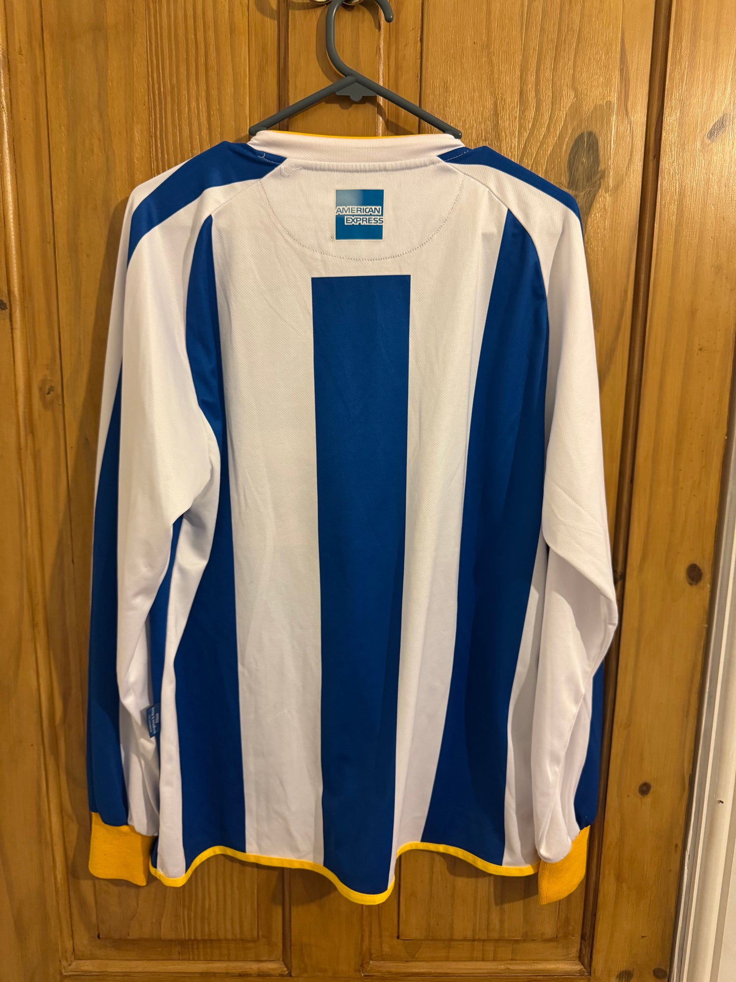 Brighton and Hove Albion Football Shirt - 2013 / 2014 - Home - Long Sleeve - Medium