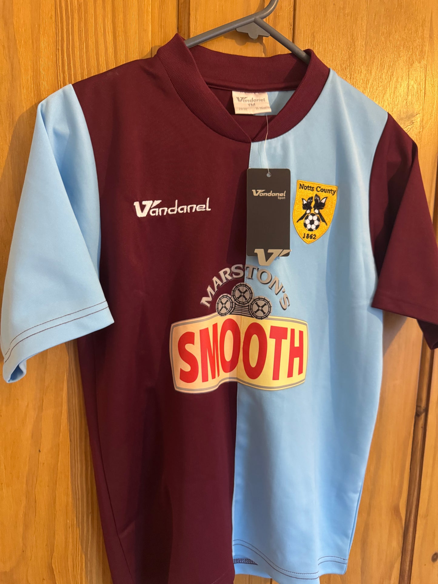 Notts County Football Shirt - 2008 / 2009 - Away - Youth Medium - New with Tags
