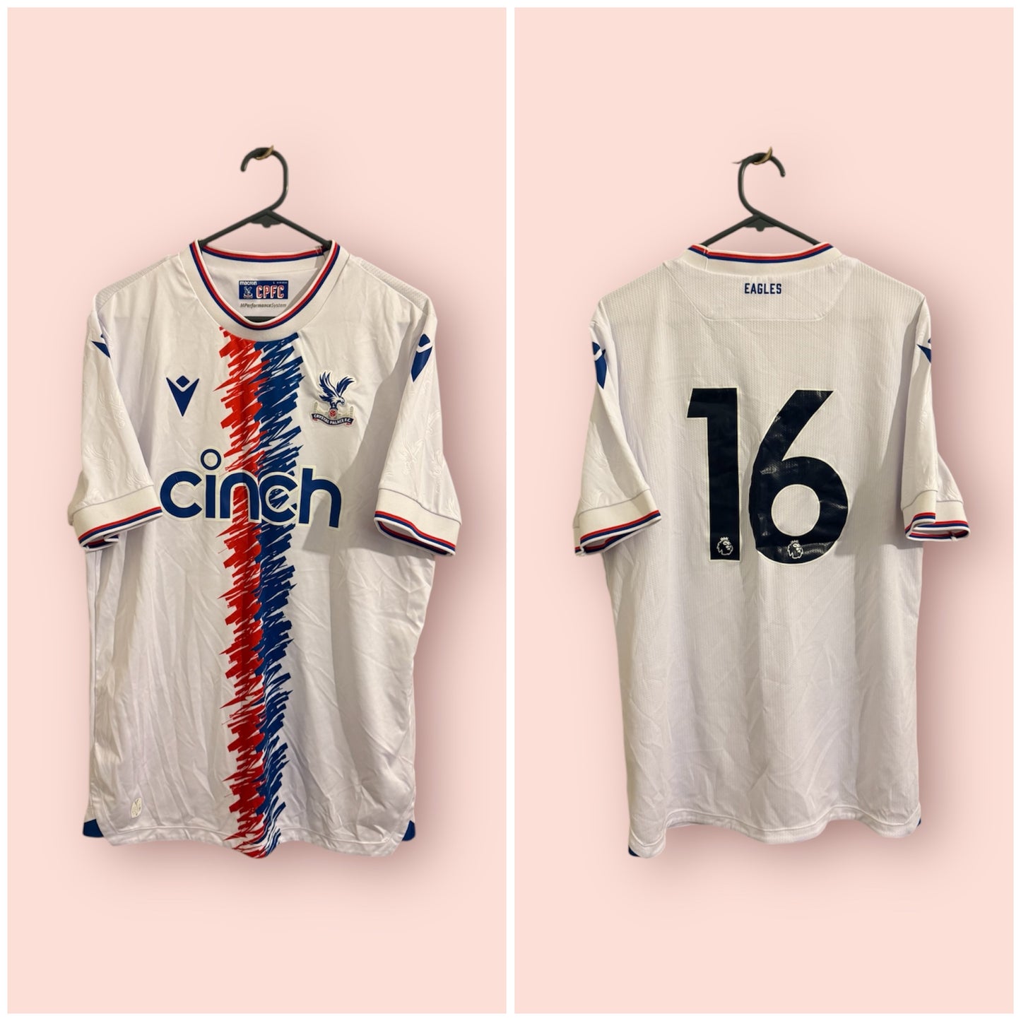 Crystal Palace Football Shirt - 2022 / 2023 - Away - Large - #16 - With Shorts