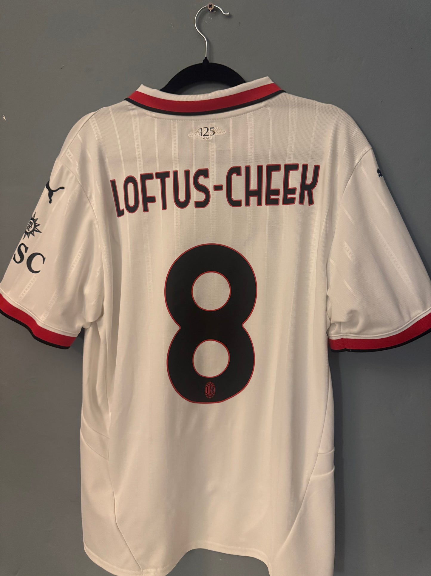 AC Milan Football Shirt - 2024 / 2025 - Away - Large - #8 Ruben Loftus Cheek