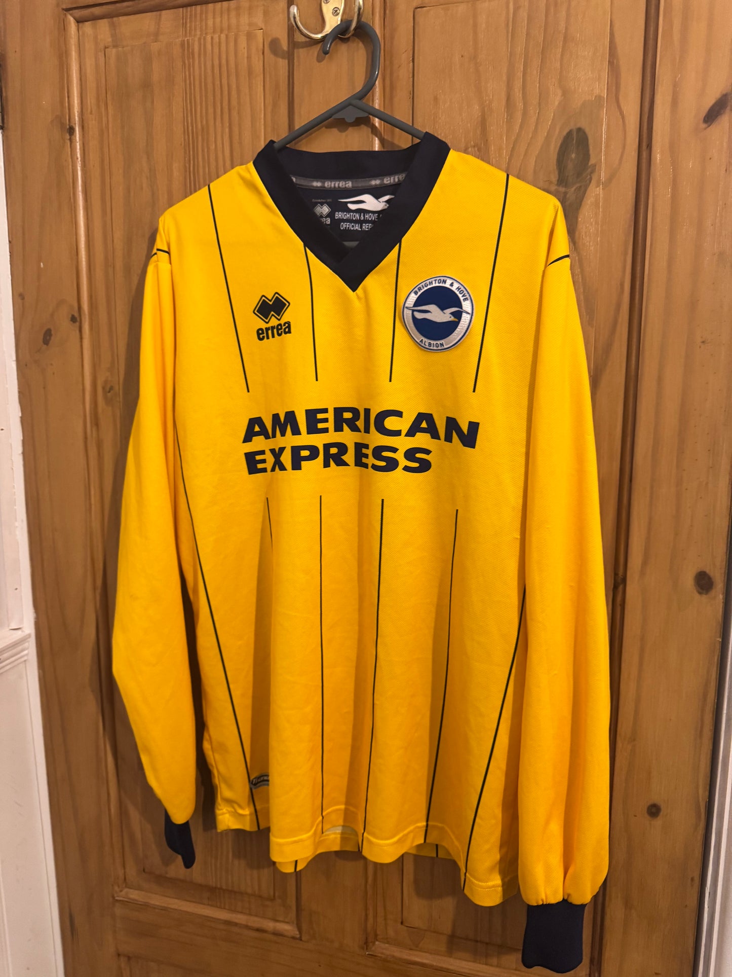 Brighton & Hove Albion Football Shirt - 2013 / 2014 - Away - Long Sleeves - Rare