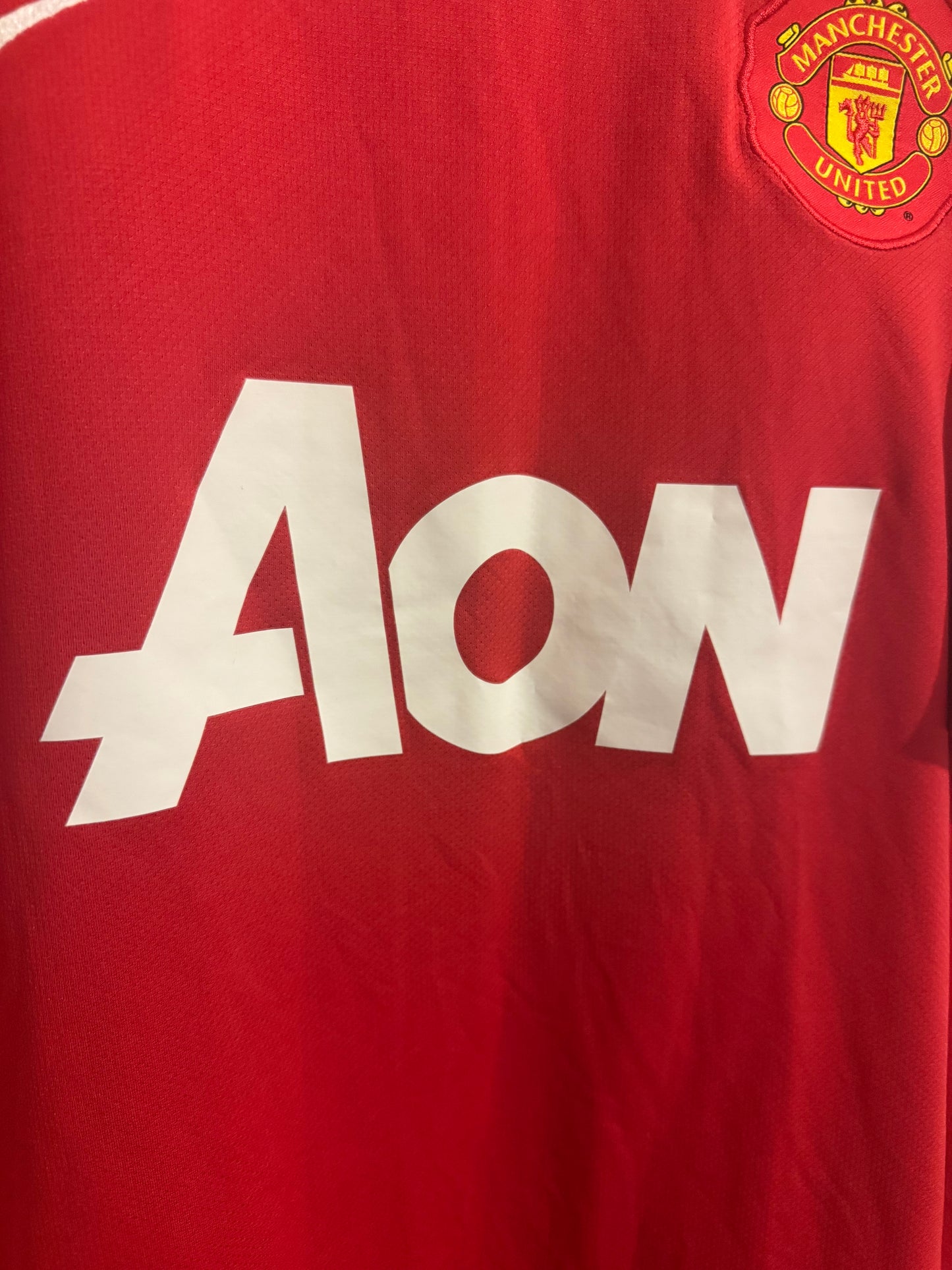 Manchester United Football Shirt - 2010 / 2011 - Home - XL - #15 Nemanja Vidic