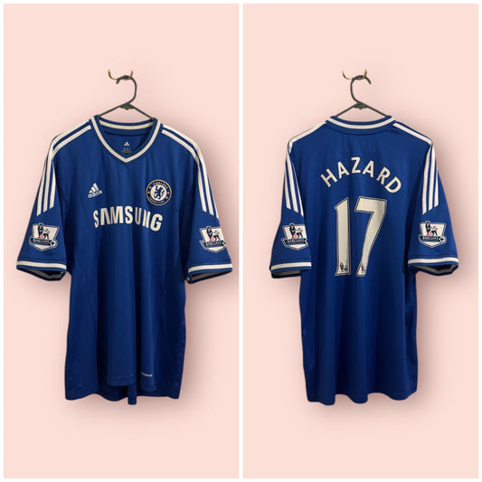 Chelsea Football Shirt - 2013 / 2014 - Home - Large - #17 Hazard