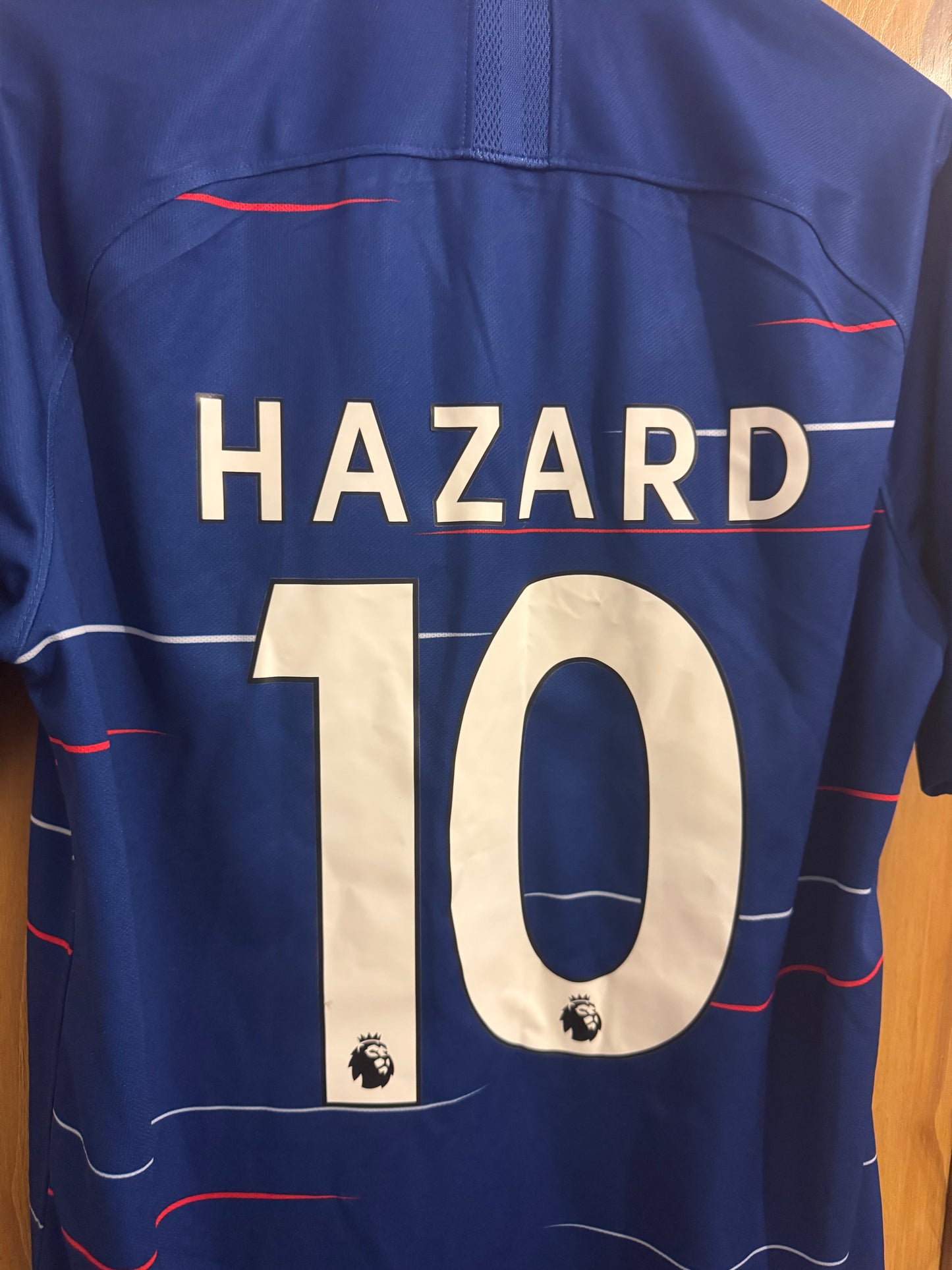 Chelsea Football Shirt - 2018 / 2019 - Home - Medium - #10 Eden Hazard