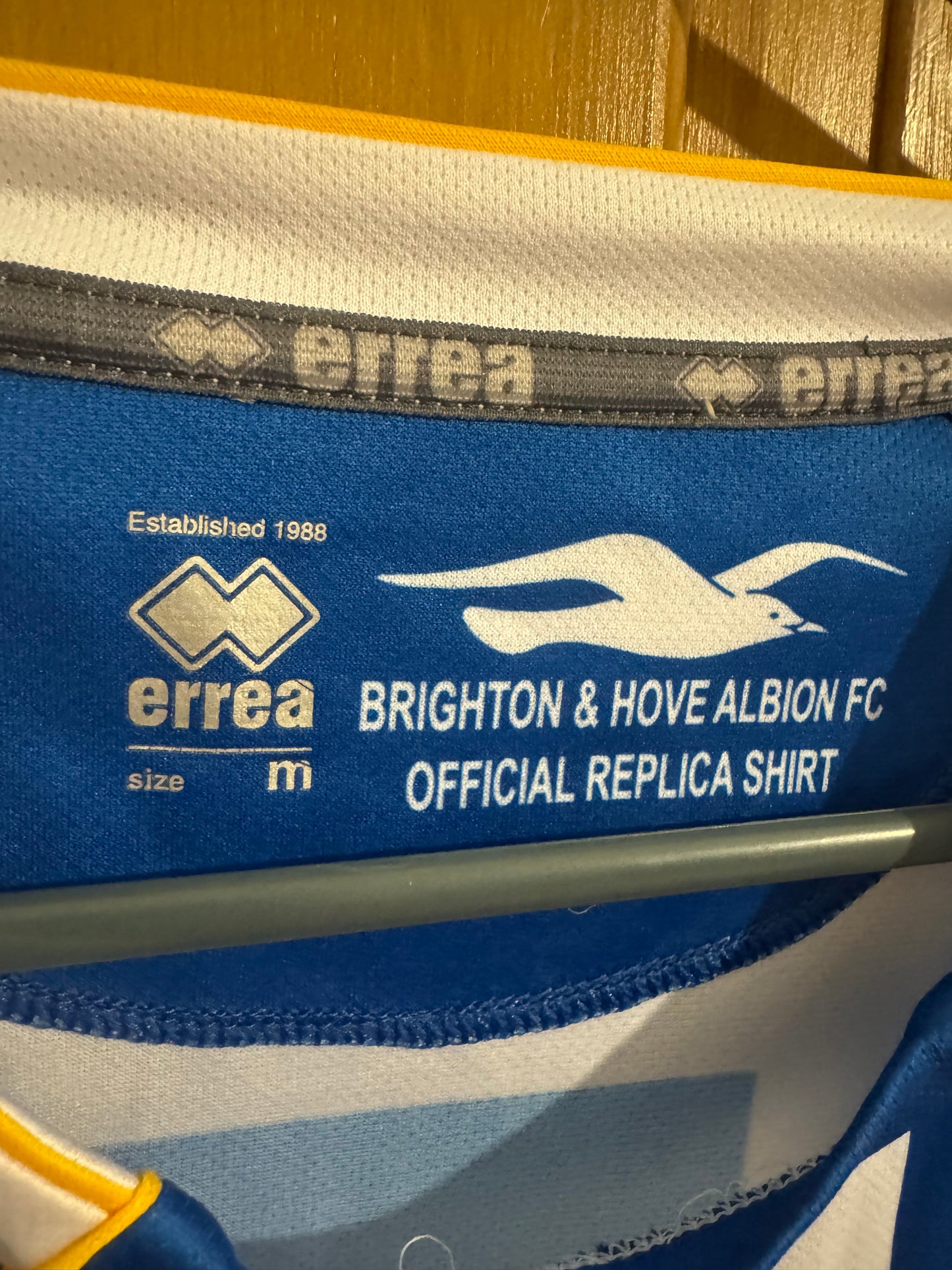 Brighton and Hove Albion Football Shirt - 2013 / 2014 - Home - Long Sleeve - Medium