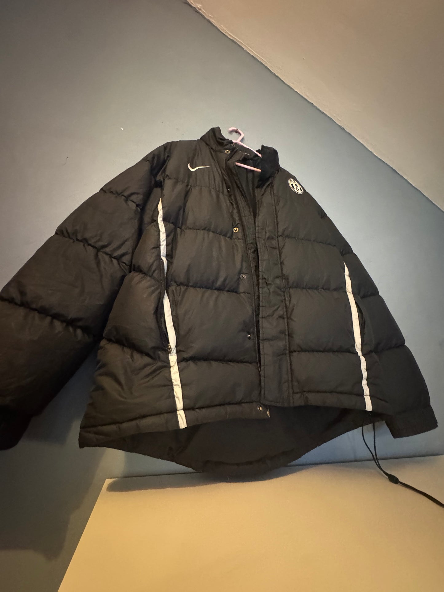 Juventus Nike Puffer Football Coat - 2004 / 2005 / 2006 - Medium