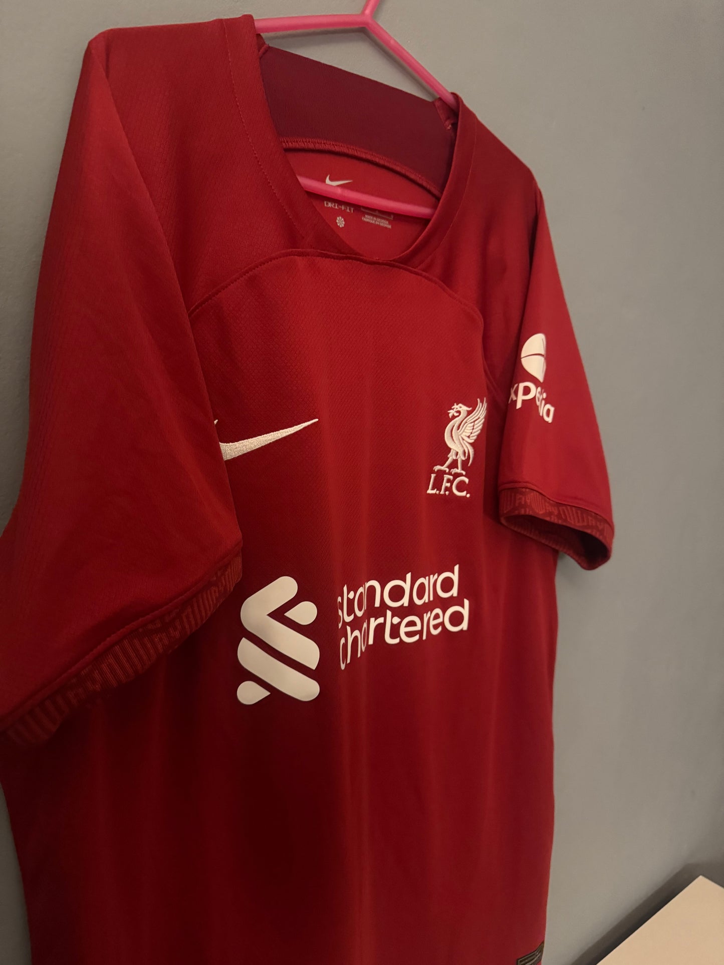 Liverpool Football Shirt - 2022 / 2023 - Home - Large - #9 Roberto Firmino