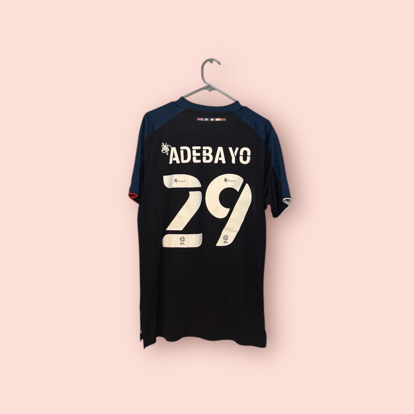 Luton Town Football Shirt - 2020 / 2021 - Third - Medium - #29 Elijah Adebayo