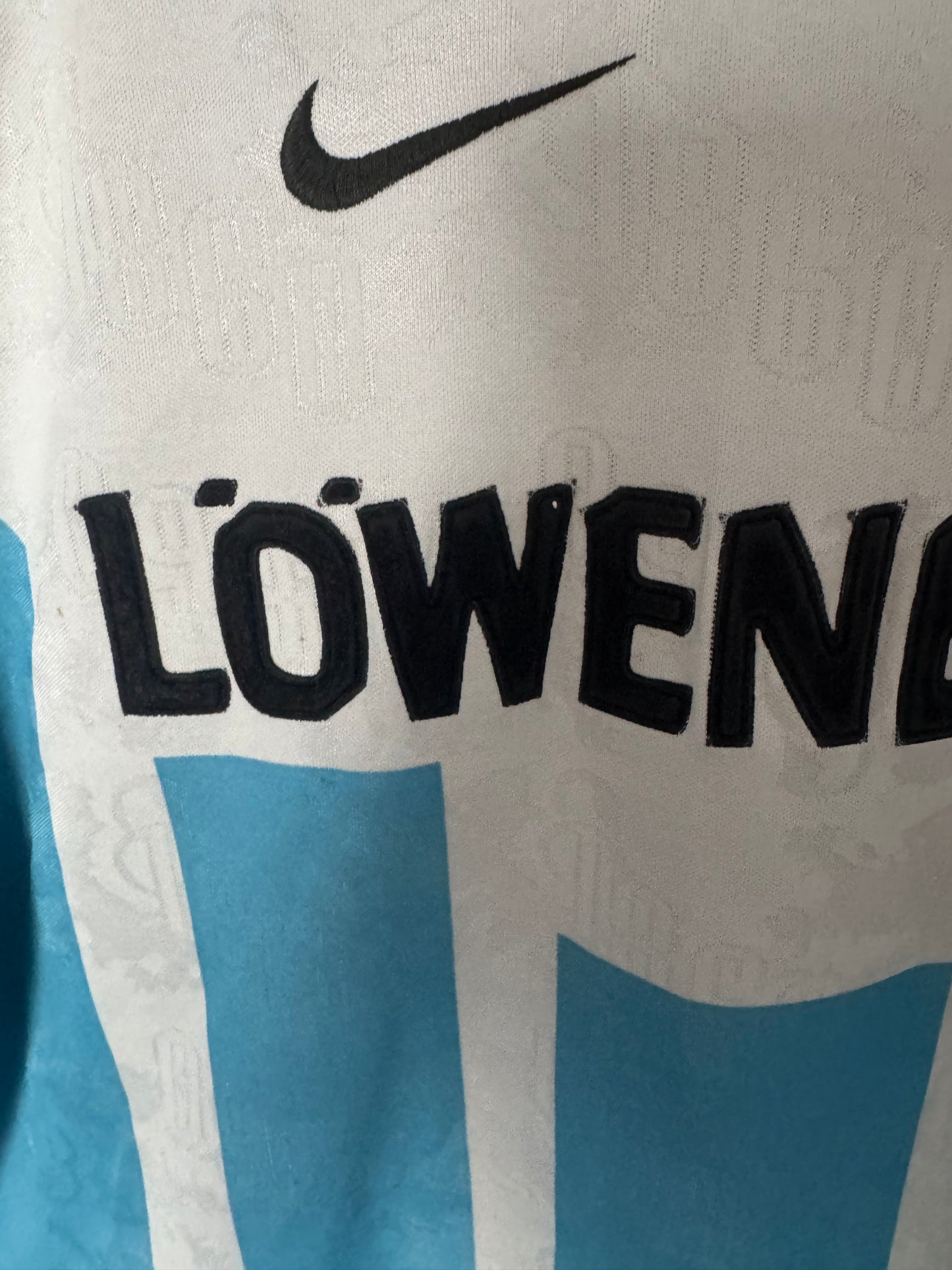 TSV 1860 Munich Munchen Football Shirt - 1996 / 1997 - Home - Large - Nike Löwenbräu