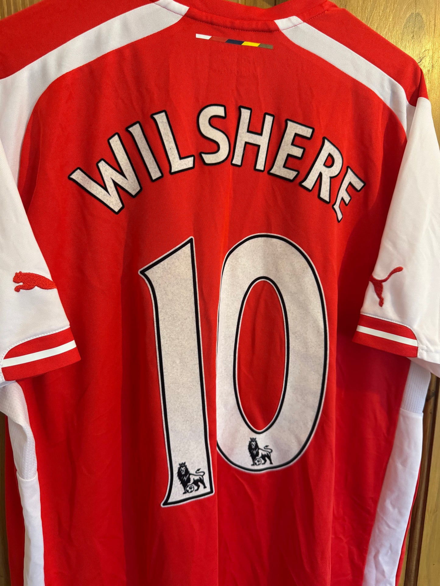 Arsenal Football Shirt - 2014 / 2015 - Home - XL - #10 Jack Wilshere