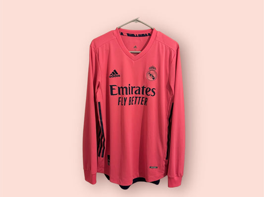 Real Madrid Football Shirt - 2020 / 2021 - Away - Medium - Long Sleeves - HEAT RDY