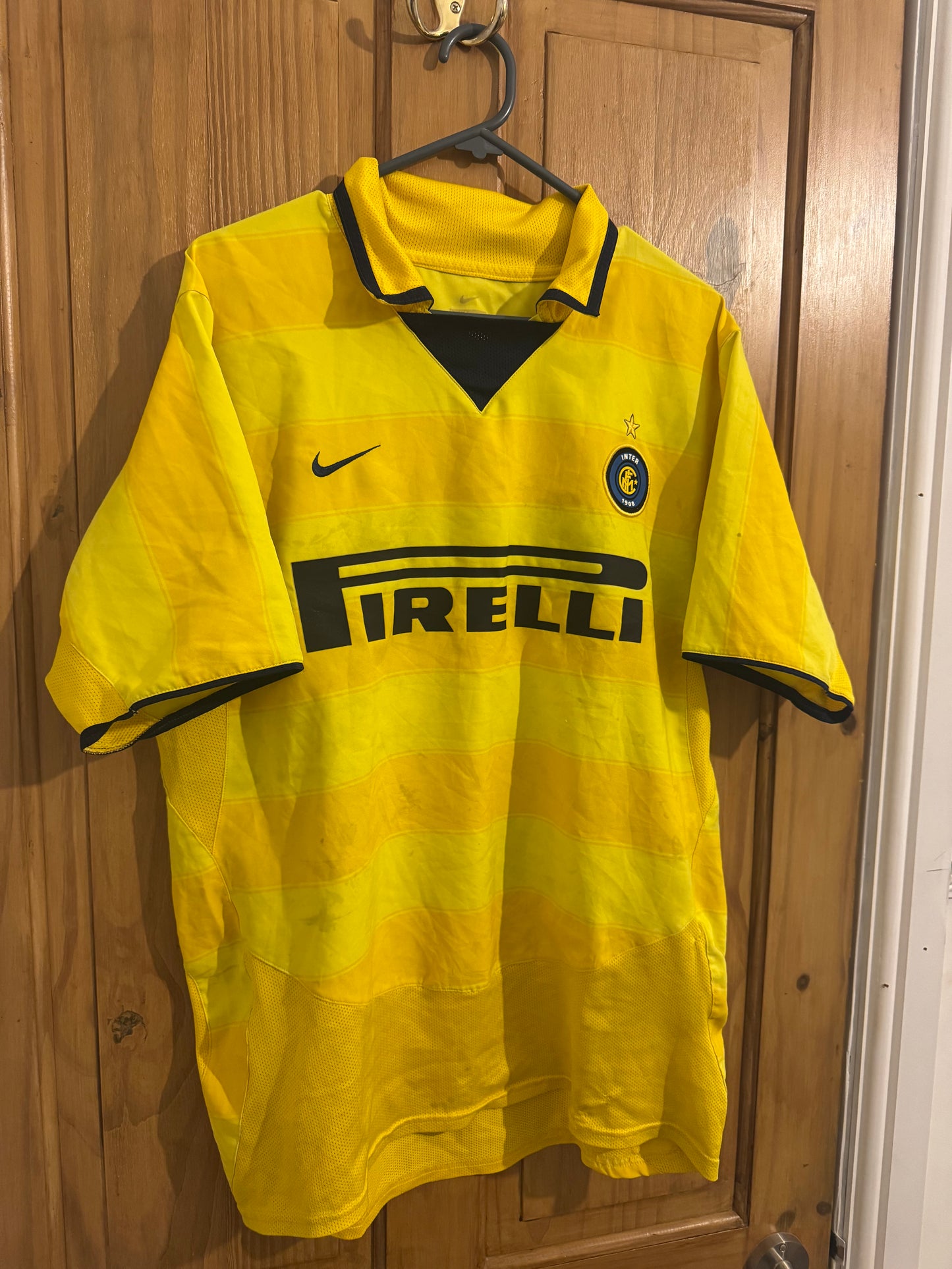 Inter Milan Football Shirt - 2003 / 2004 - Away - Medium - #4 Javier Zanetti