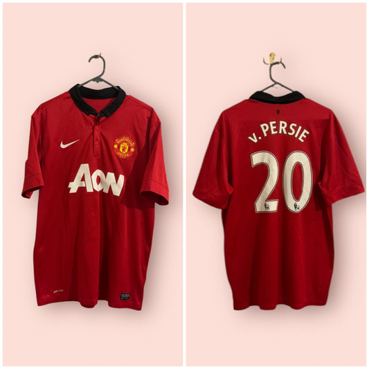 Manchester United Football Shirt - 2013 / 2014 - Home - Large - #20 van Persie