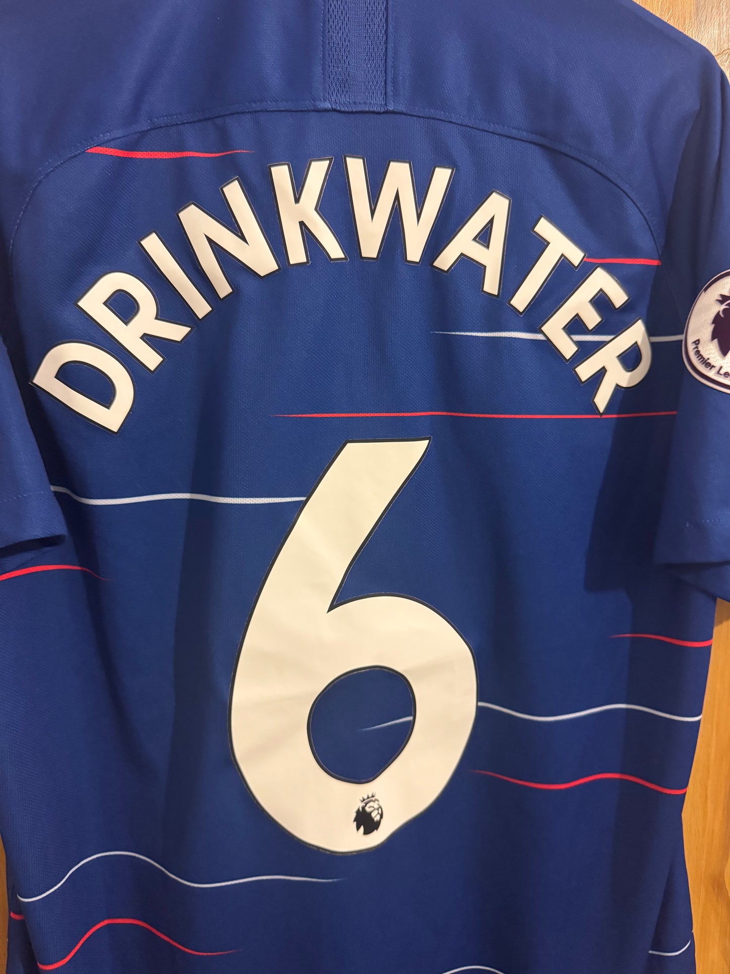 Chelsea Football Shirt - 2018 / 2019 - Home - Medium - #6 Danny Drinkwater