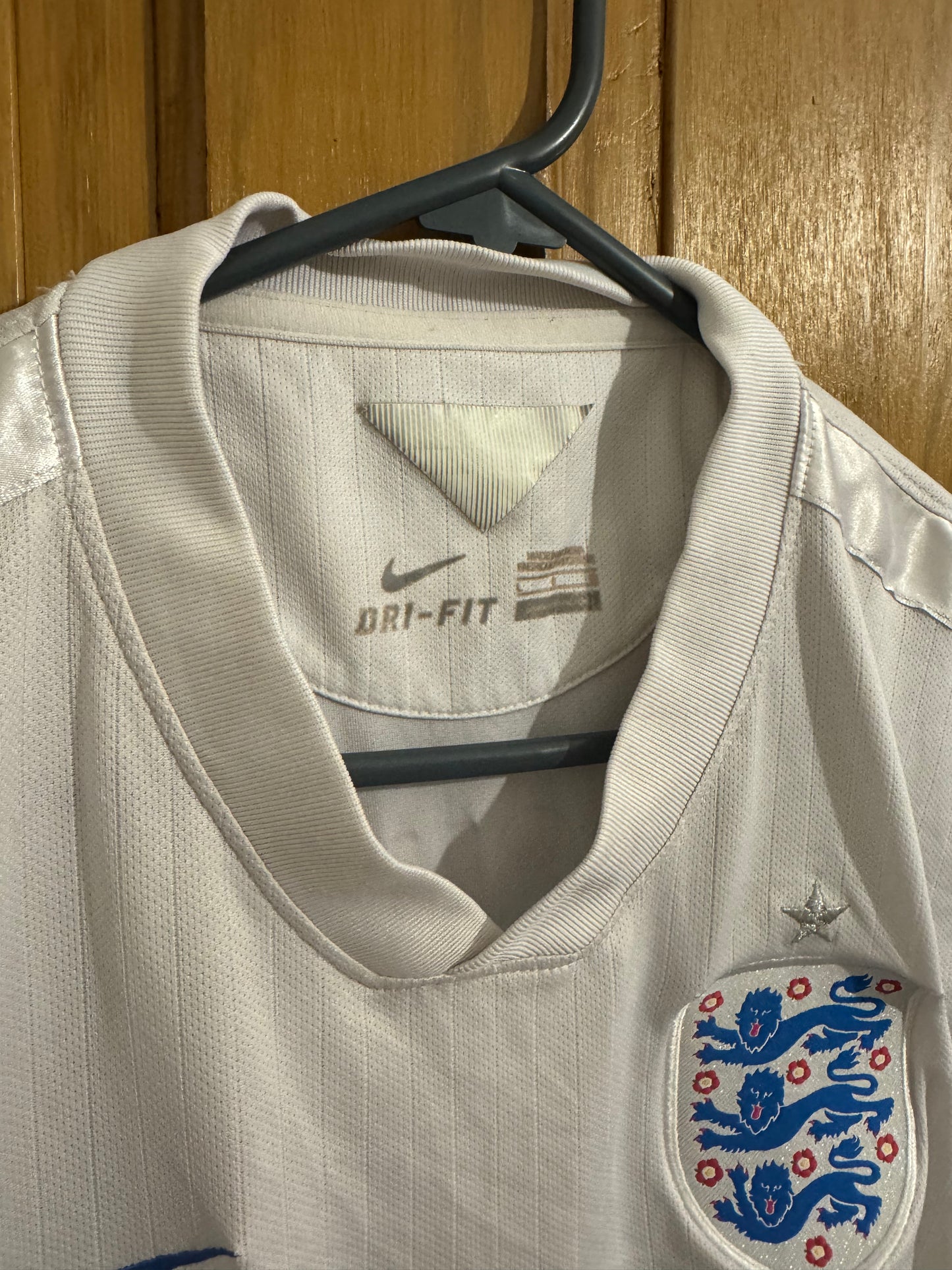 England Football Shirt - 2014 - Home - Large - #10 Wayne Rooney