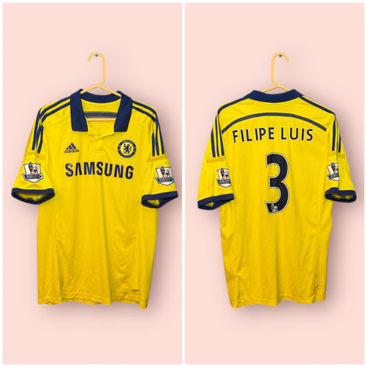 Chelsea Football Shirt - 2014 / 2015 - Away - Large - #3 Filipe Luis