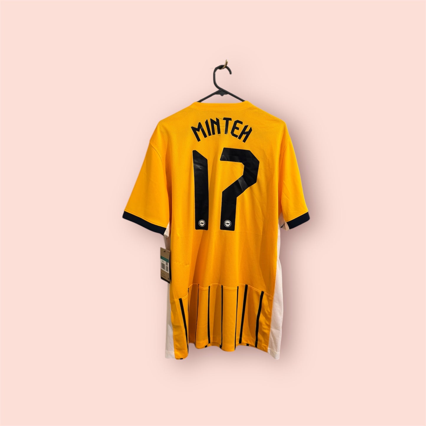 Brighton & Hove Albion Football Shirt - 2024 / 2025 - Away - XL - #17 Yankuba Minteh