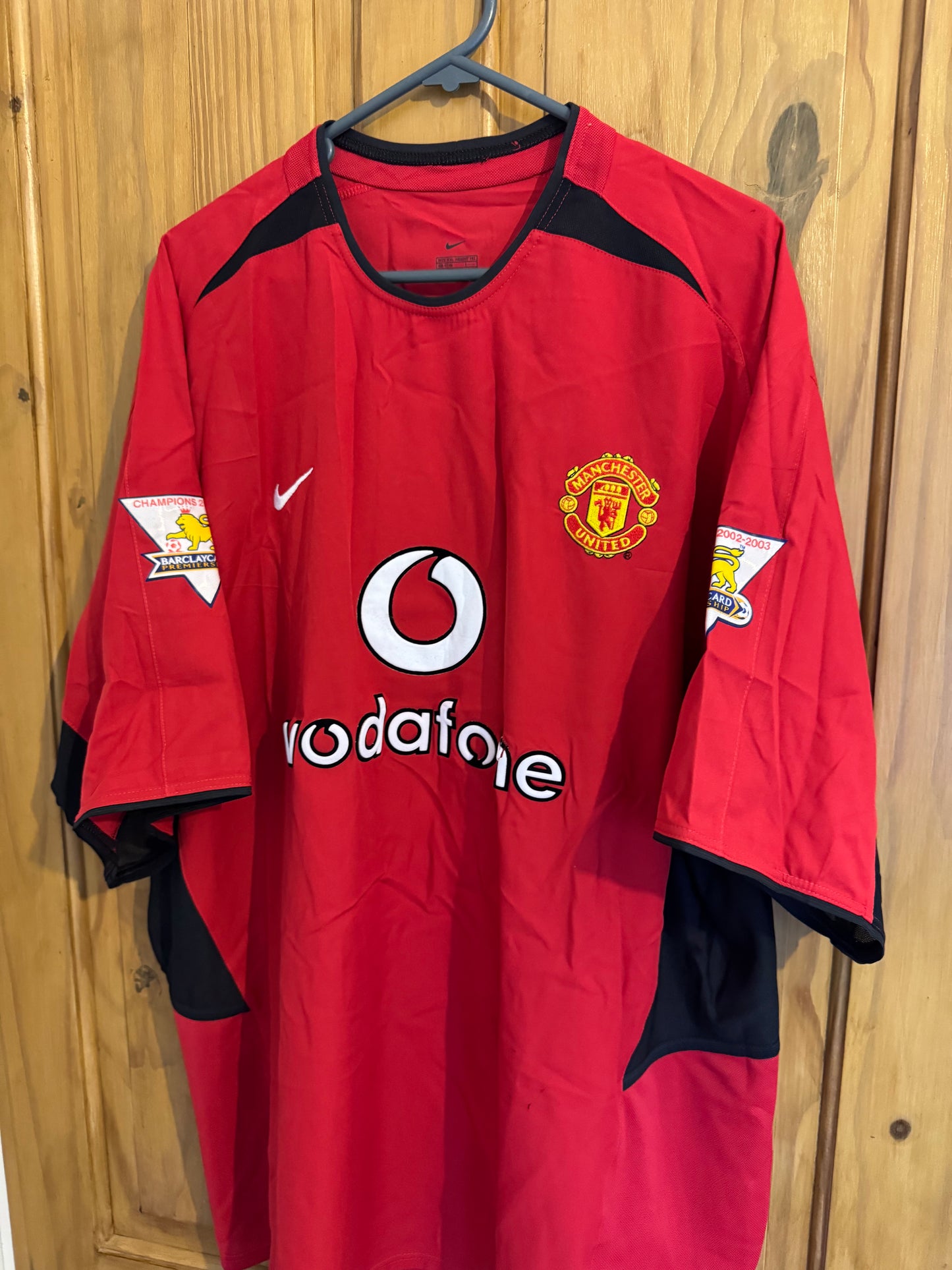 Manchester United Football Shirt - 2002 / 2003 / 2004 - Home - XXL - #10 Ruud van Nistelrooy