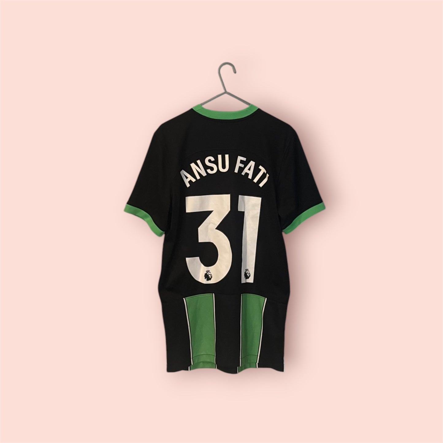Brighton & Hove Albion Football Shirt - 2023 / 2024 - Away - Small - #31 Ansu Fati