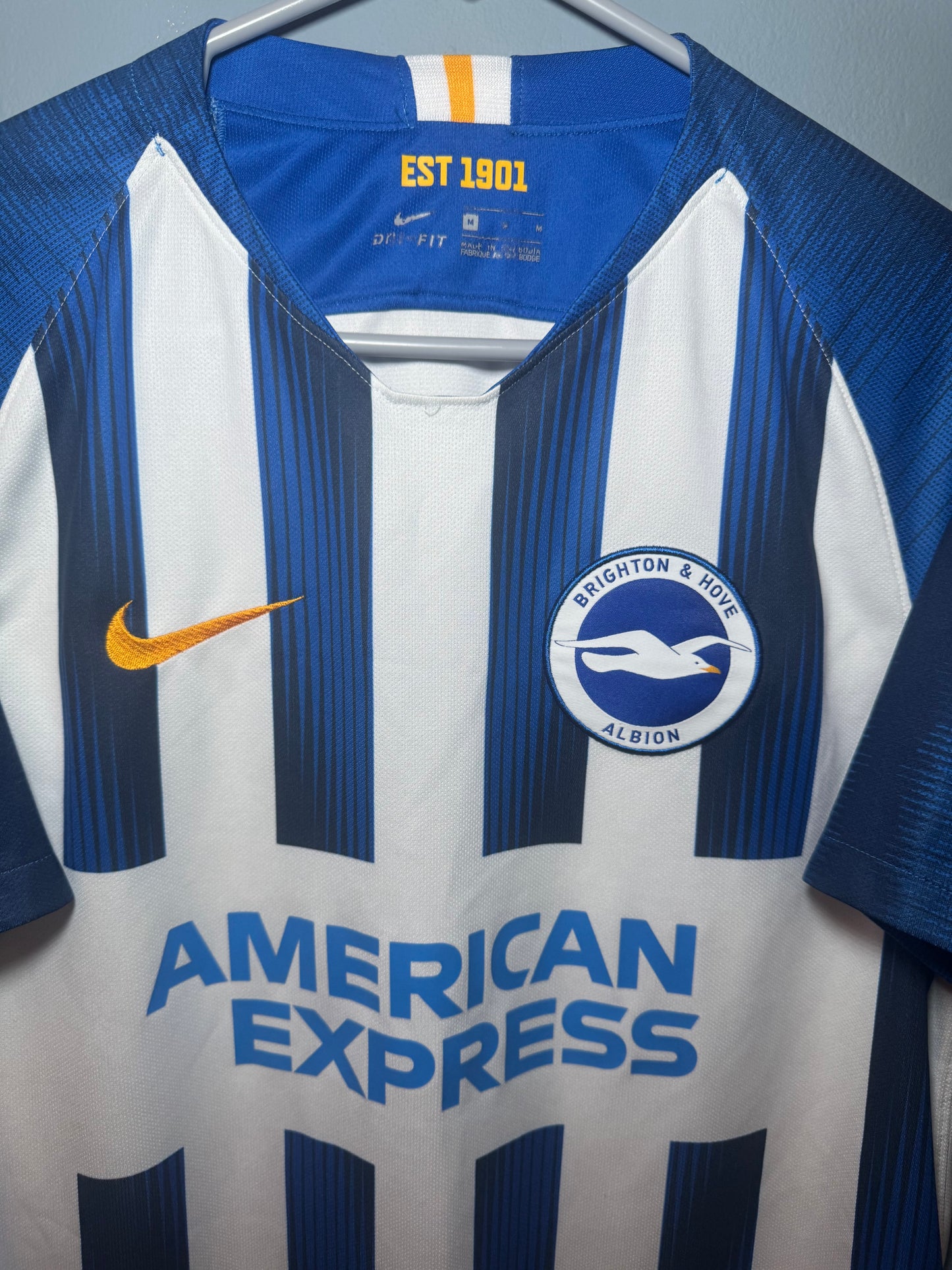 Brighton & Hove Albion Football Shirt - 2019 / 2020 - Home - Medium