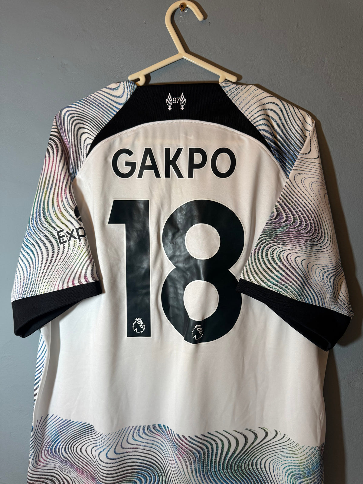 Liverpool Football Shirt - 2022 / 2023 - Away - XL - #18 Cody Gakpo