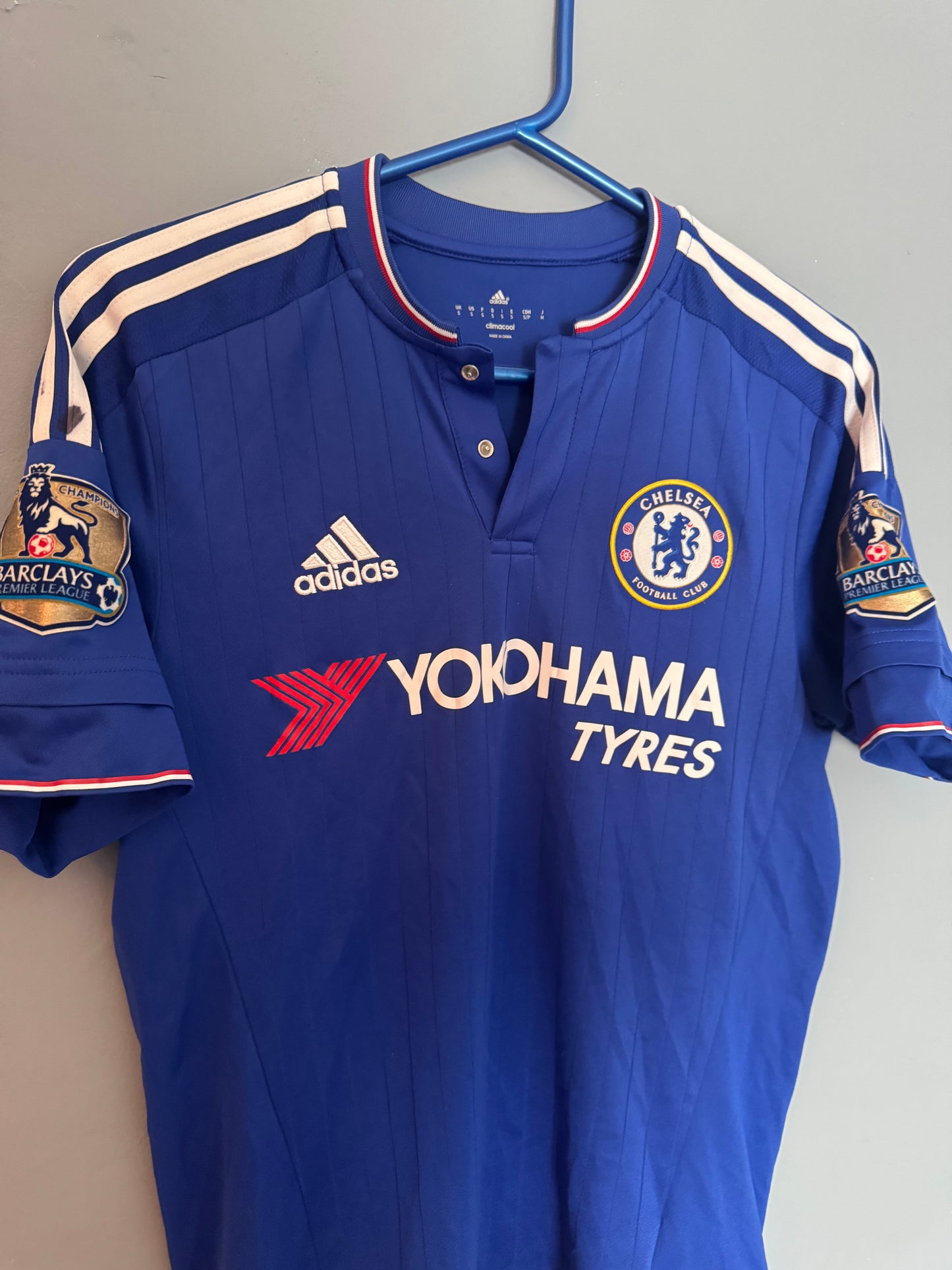 Chelsea Football Shirt - 2015 / 2016 - Home - Small - #10 Eden Hazard