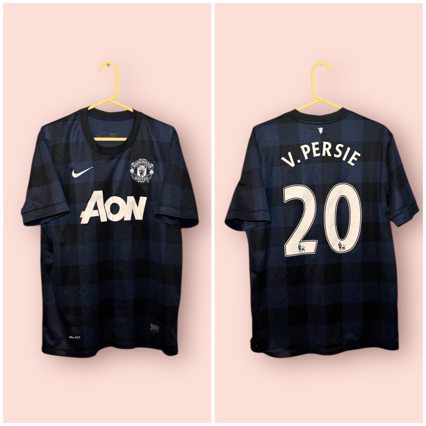 Manchester United Football Shirt - 2013 / 2014 - Away - Large - #20 van Persie