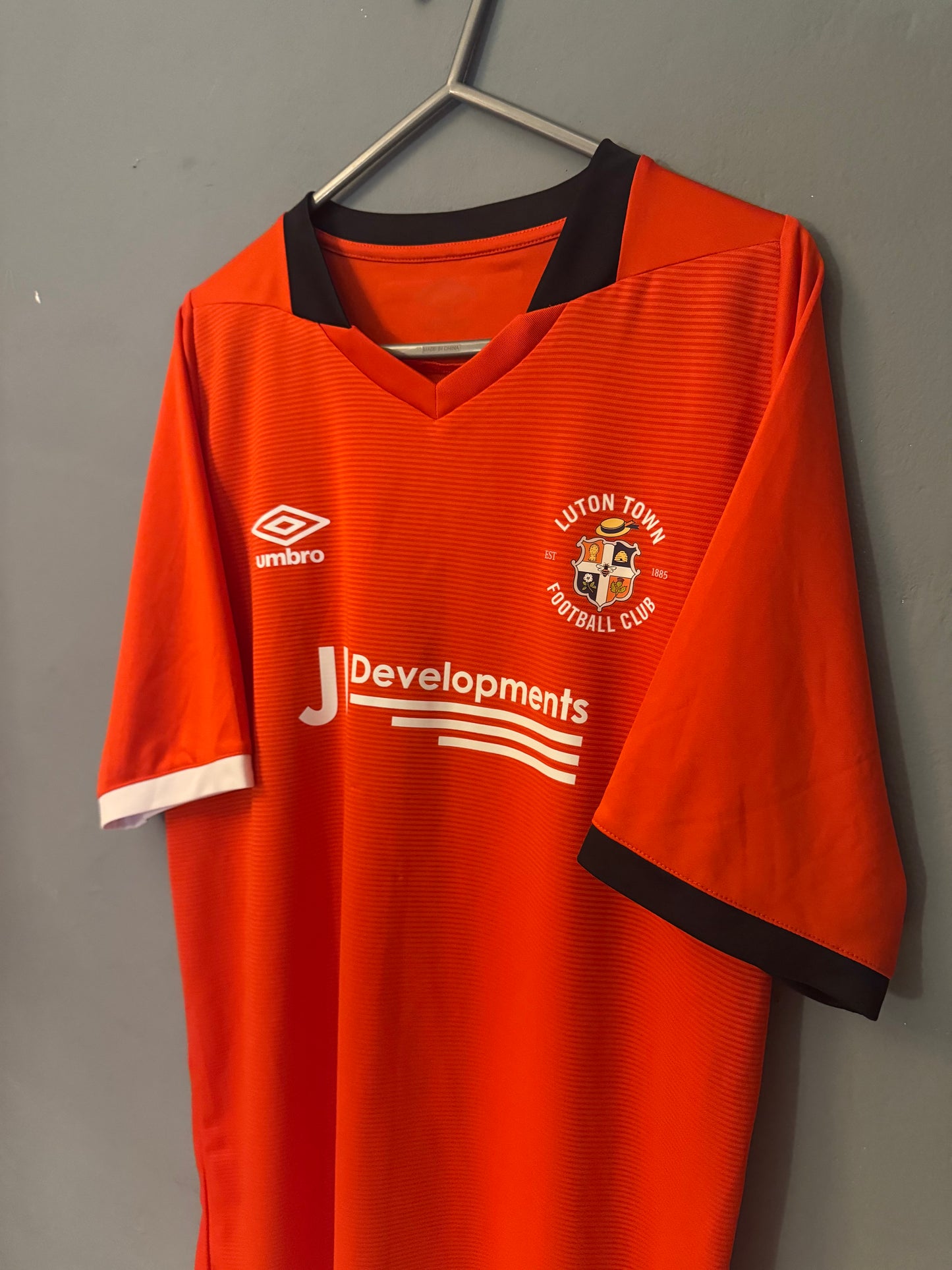 Luton Town Football Shirt - 2020 / 2021 - Home - Large