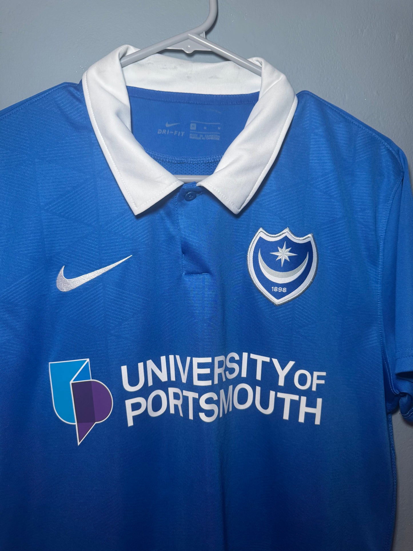 Portsmouth Football Shirt - 2020 / 2021 - Home - Medium