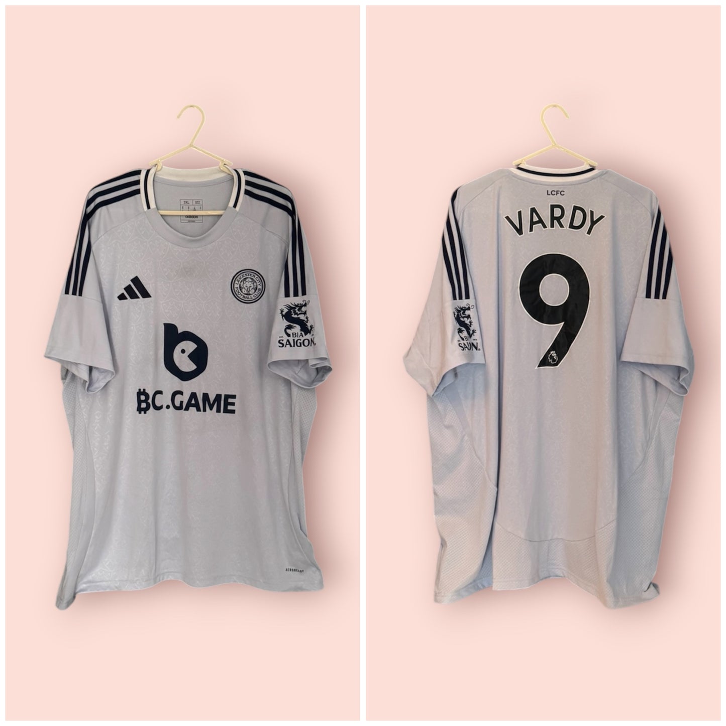 Leicester City Football Shirt - 2024 / 2025 - Third - XXXL - #9 Jamie Vardy