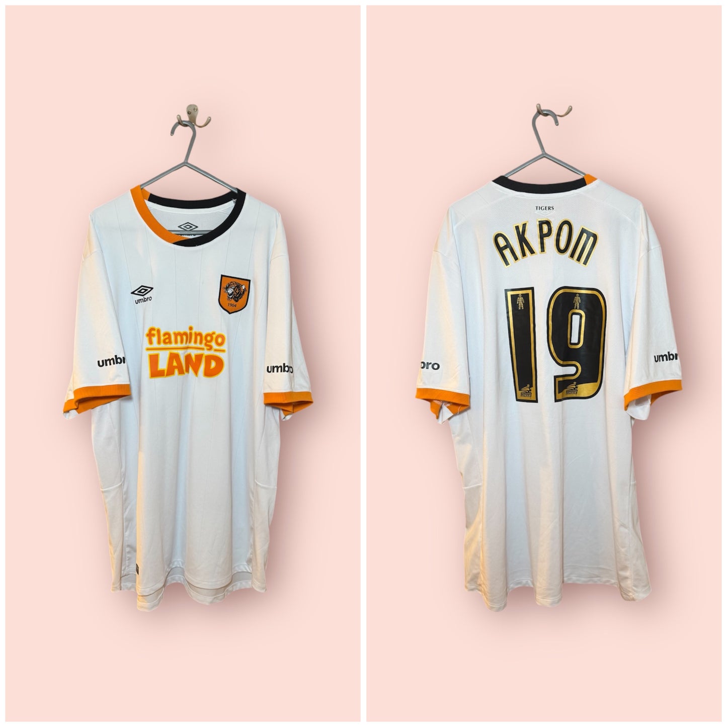 Hull City Football Shirt - 2015 / 2016 - Away - XXL - #19 Chuba Akpom