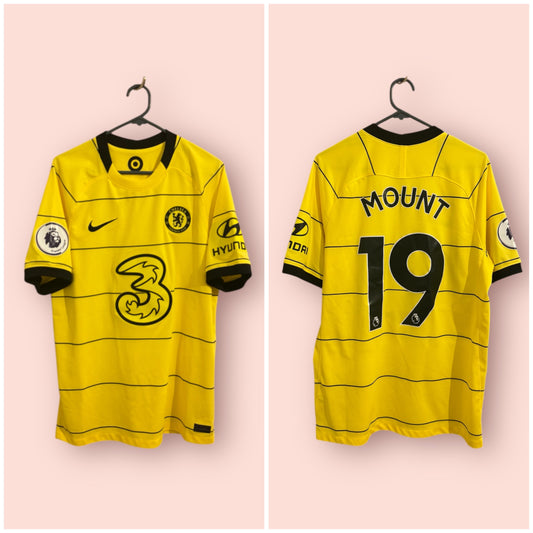 Chelsea Football Shirt - 2021 / 2022 - Away - Medium - #19 Mason Mount