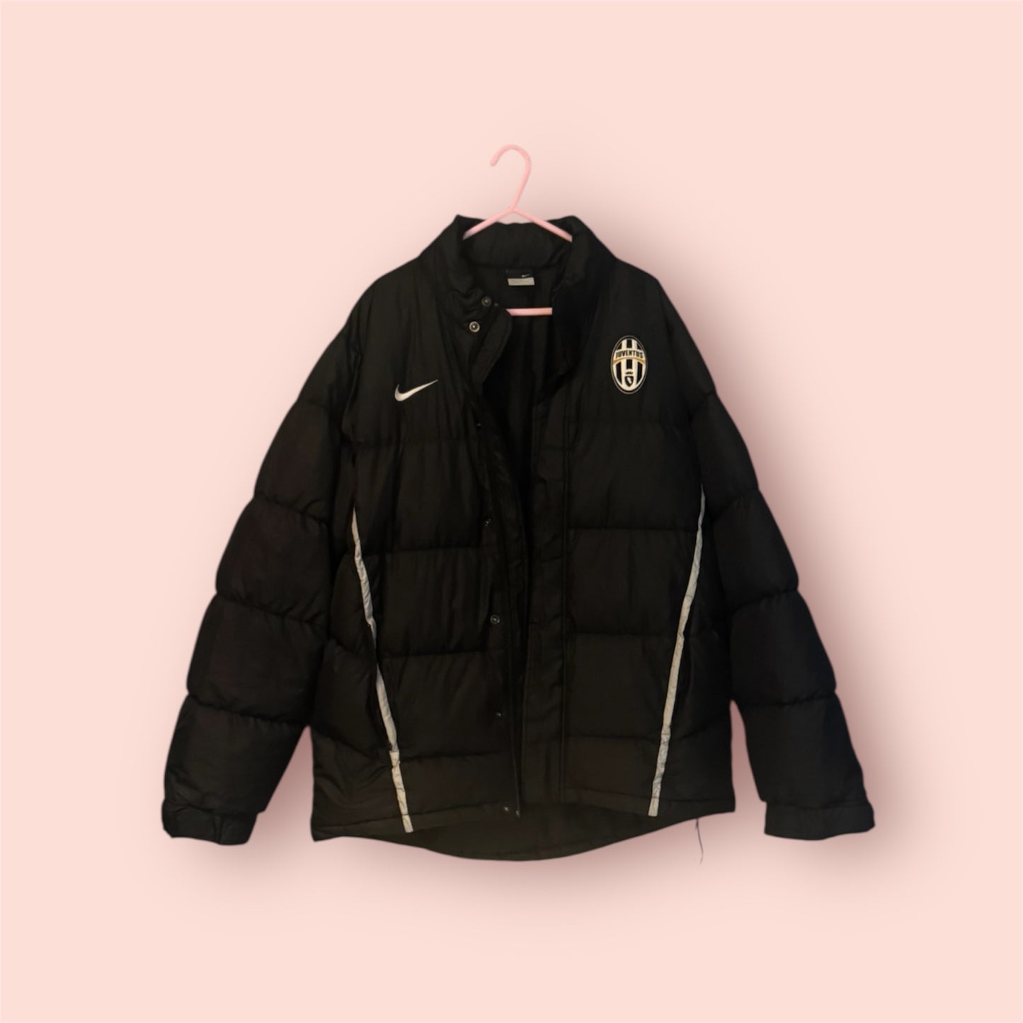 Juventus Nike Puffer Football Coat - 2004 / 2005 / 2006 - Medium