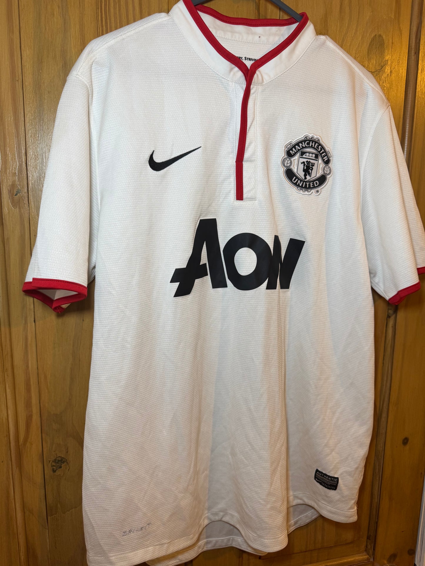 Manchester United Football Shirt - 2012 / 2013 - Away - Large - #10 Wayne Rooney