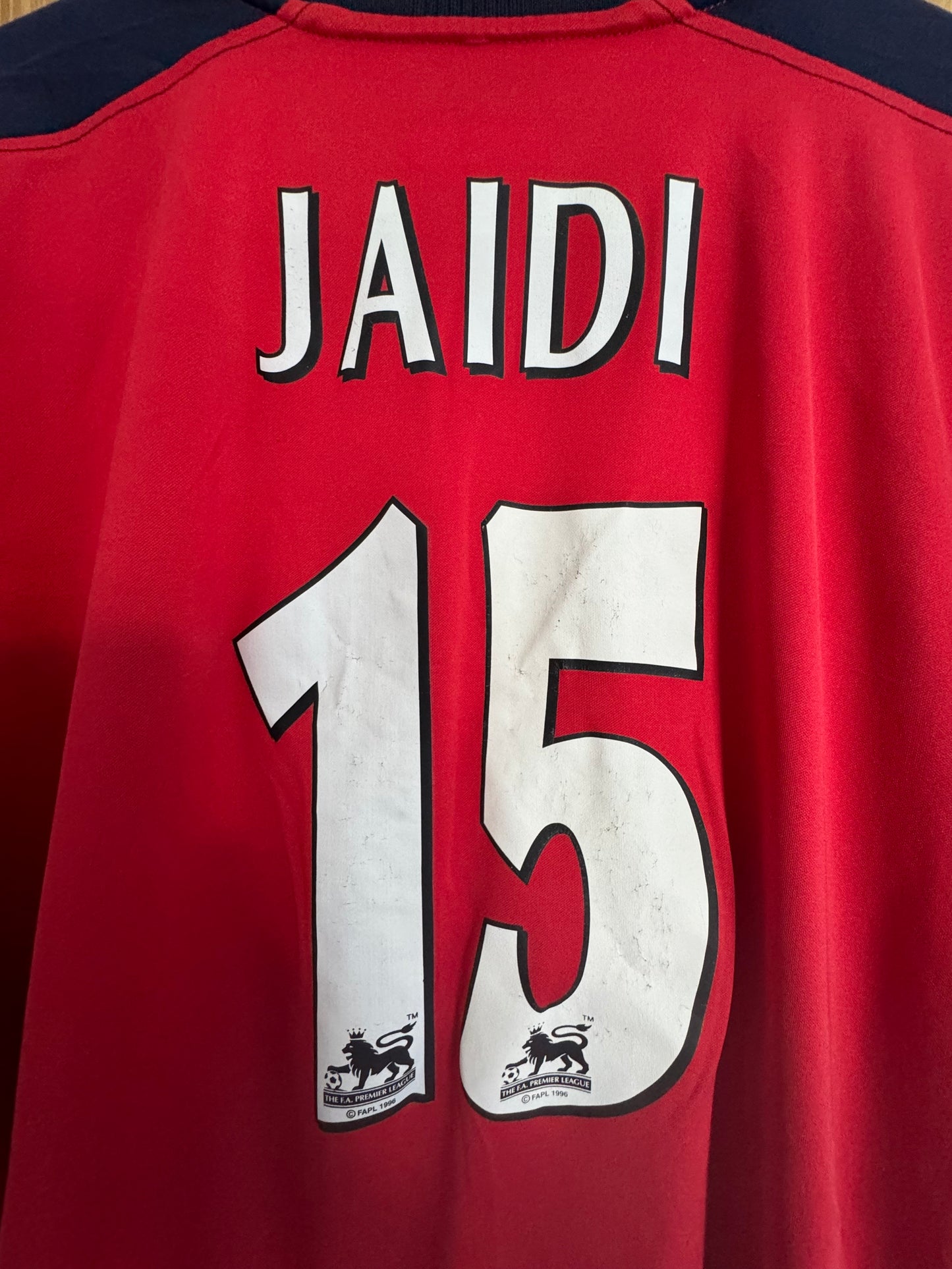 Bolton Wanderers Football Shirt - 2003 / 2004 - Away - XXL - #15 Rahdi Jaidi